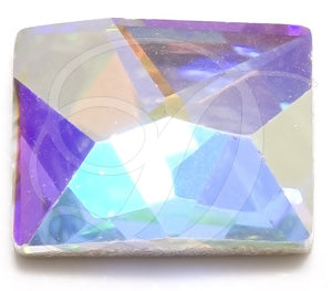Swarovski Crystal #2520 Cosmic Crystal AB 8x6mm