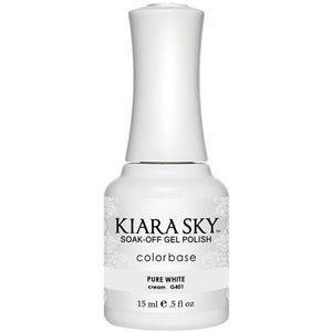 KIARASKY GEL POLISHES - G401 PURE WHITE