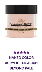 GLAM AND GLITS NAKED COLLECTIONS - NCA401 - 1 oz - BEYOND PALE