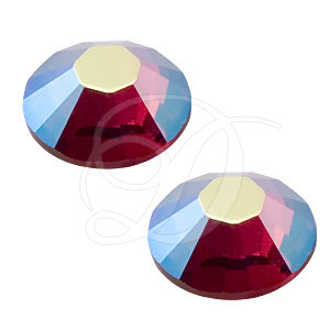 Swarovski Crystal #502 AB Ruby AB