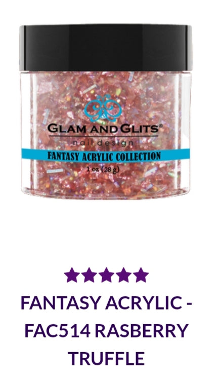 GLAM AND GLITS FANTASY COLLECTIONS - FA514 - 1 oz - RASBERRY TRUFFLE