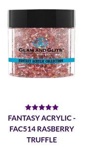 GLAM AND GLITS FANTASY COLLECTIONS - FA514 - 1 oz - RASBERRY TRUFFLE