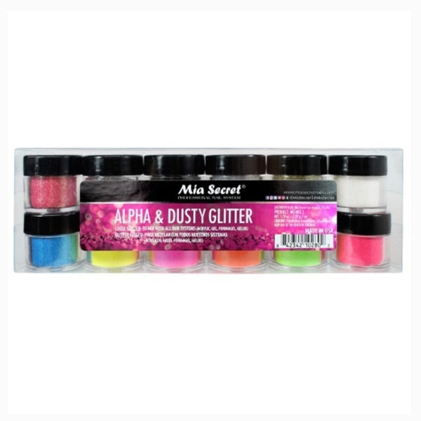 MIA SECRET ACRYLIC NAIL ART POWDER COLLECTION 12PK