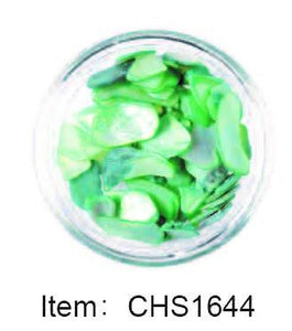 CRUSH SHELL GREEN CHS1644