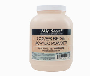 MIA SECRET COVER BEIGE ACRYLIC POWDER - 5LBS