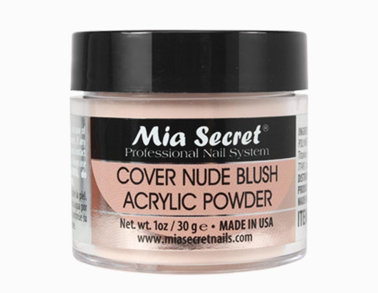 MIA SECRET COVER NUDE BLUSH ACRYLIC POWDER - 1OZ