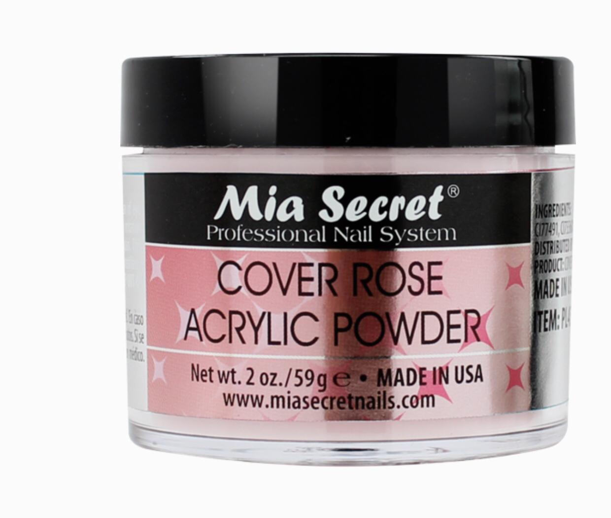 MIA SECRET COVER ROSE ACRYLIC POWDER - 2OZ