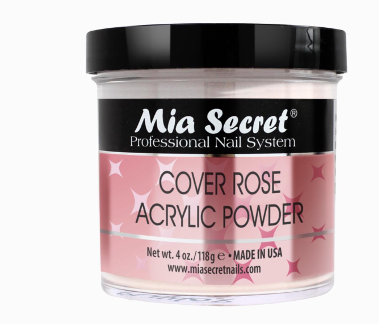 MIA SECRET COVER ROSE ACRYLIC POWDER - 4OZ