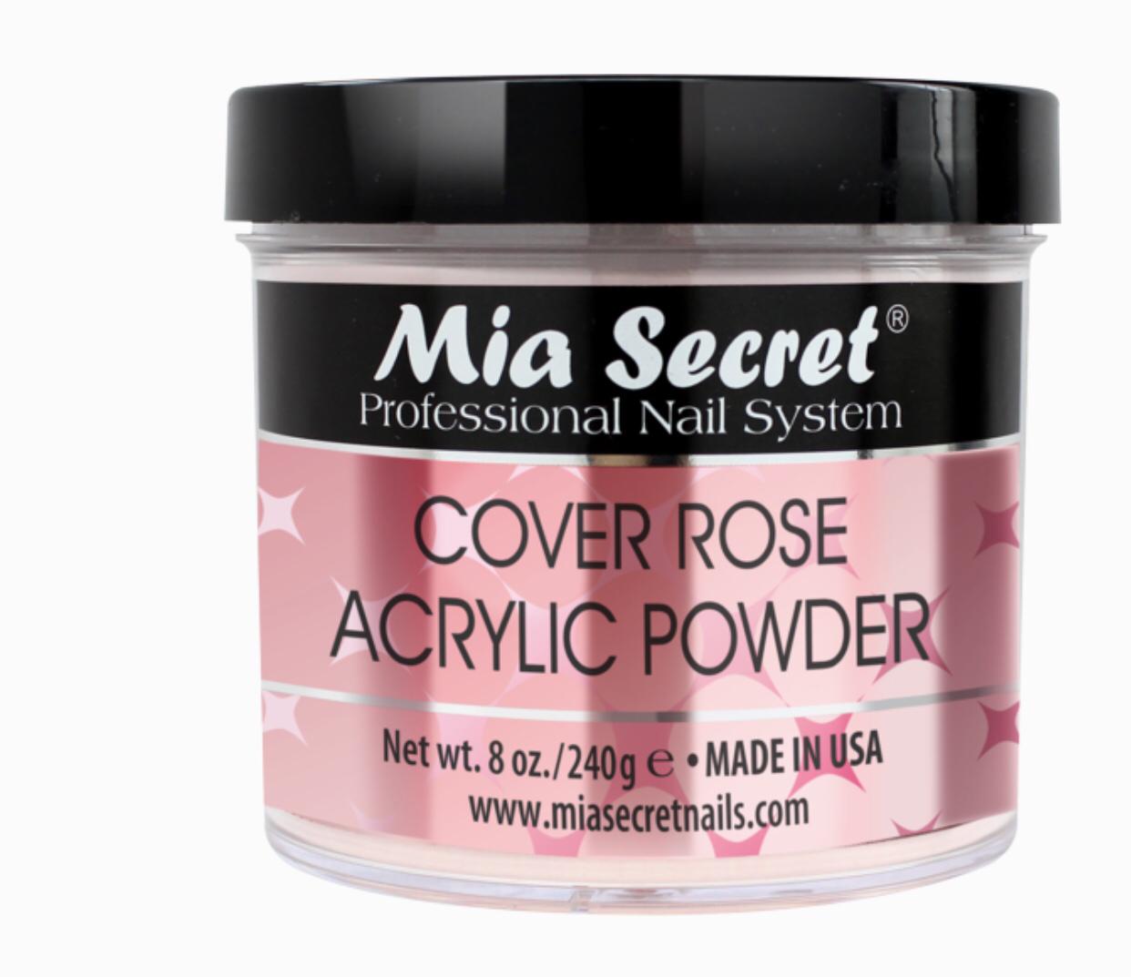 MIA SECRET COVER ROSE ACRYLIC POWDER - 8OZ