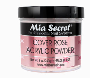 MIA SECRET COVER ROSE ACRYLIC POWDER - 8OZ