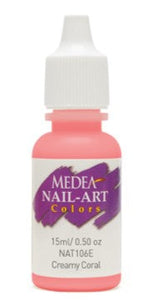 Medea Creamy Coral Nail Art Paint