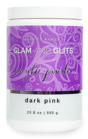 GLAM AND GLITS DARK PINK POWDER 20.8oz