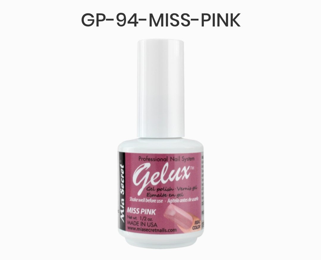 MIA SECRET GELUX GEL NAIL POLISH - GP-94 MISS PINK