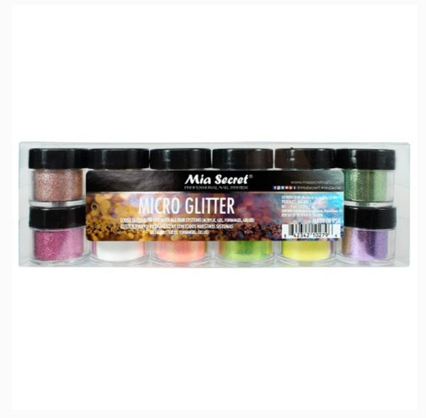 MIA SECRET ACRYLIC NAIL ART POWDER COLLECTION 12PK