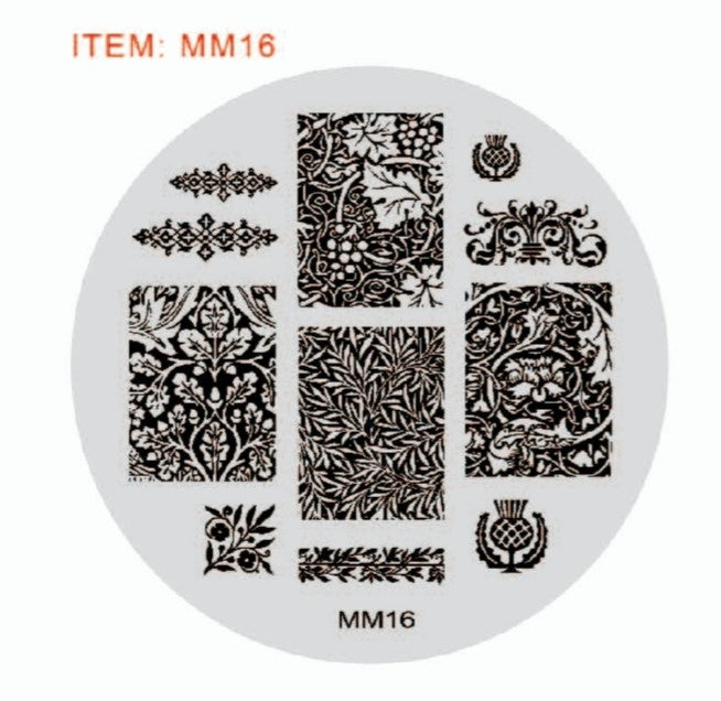 STAINLESS STEEL DISC PATTERN MM16