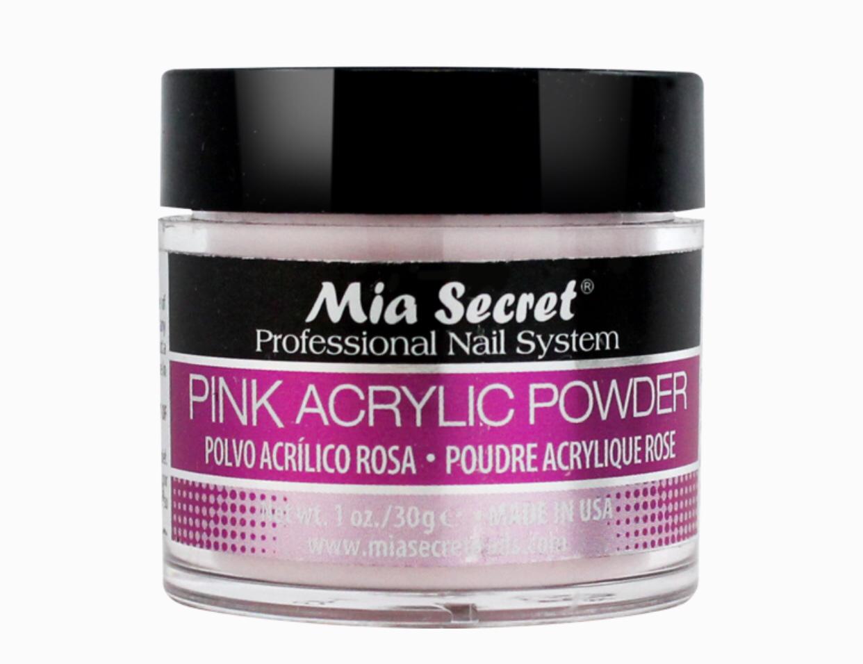 MIA SECRET PINK ACRYLIC POWDER - 1OZ