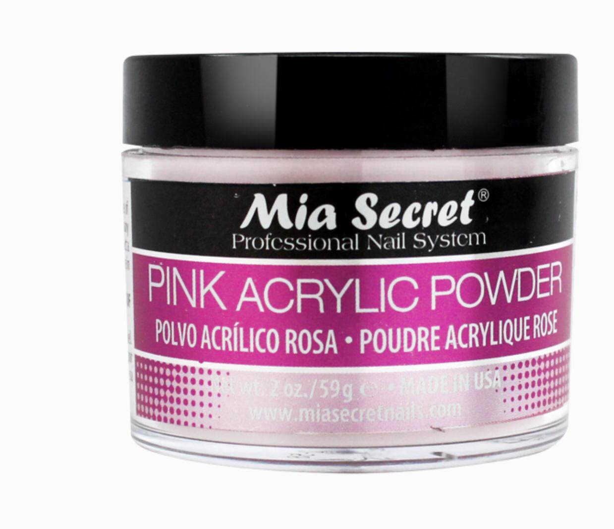 MIA SECRET PINK ACRYLIC POWDER - 2OZ