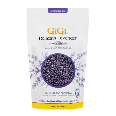 GIGI HARD WAX BEADS- RELAXING LAVENDER