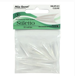 MIA SECRET STILETTO REFILL TIPS - CLEAR  - #9