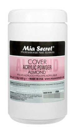 MIA SECRET COVER ALMOND ACRYLIC POWDER