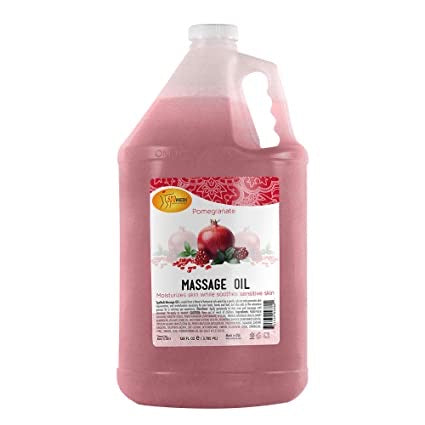 SPA REDI MASSAGE OIL POMEGRANATE 128oz