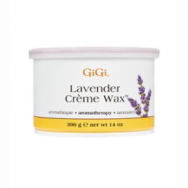 GIGI POT WAX - LAVENDER CREME WAX - 14OZ