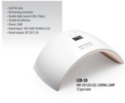 MIA SECRET THE ARC UV LED LAMP