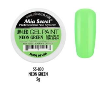 MIA SECRET UV-LED GEL PAINT - NEON GREEN