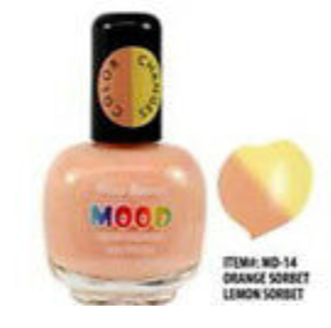 MIA SECRET MOOD POLISH ORANGE SORBET