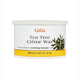 GIGI POT WAX - TEA TREE CREME WAX - 14OZ