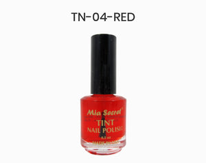 MIA SECRET TINT NAIL POLISH - RED - 0.5 oz