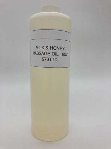 BE MILK & HONEY MASSAGE OIL 16OZ